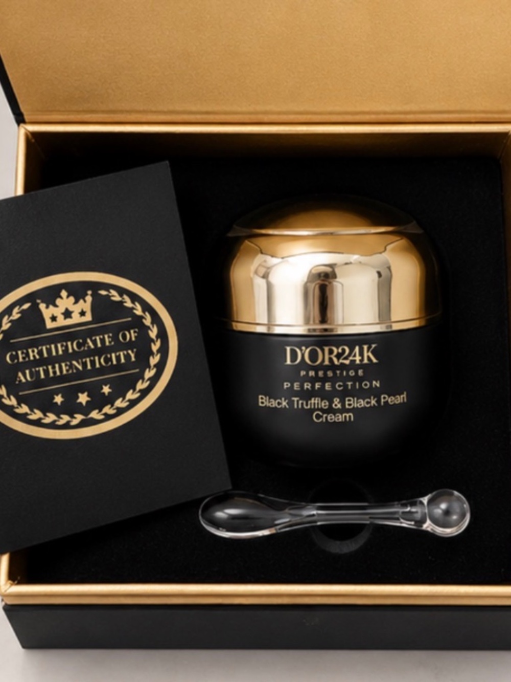 D’OR24K Prestige Black Truffle & Black Pearl Cream 50ml Luxury Skincare NIB